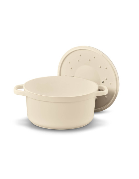Beka Plume casseruola rotonda in alluminio 24 cm - Beige