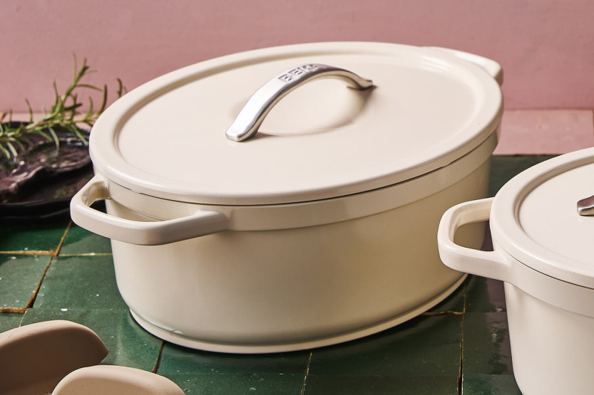 Beka Plume oval aluminiumgryta 31 cm - Beige