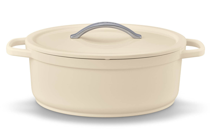 Beka Plume oval aluminiumgryta 31 cm - Beige