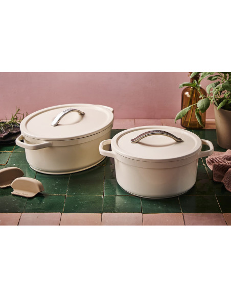 Beka Plume cacerola ovalada de aluminio 31cm - Beige