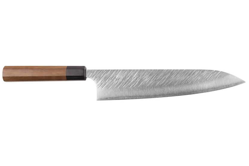 Coltello da chef giapponese Yu Kurosaki Fujin 24 cm SG2 fatto a mano