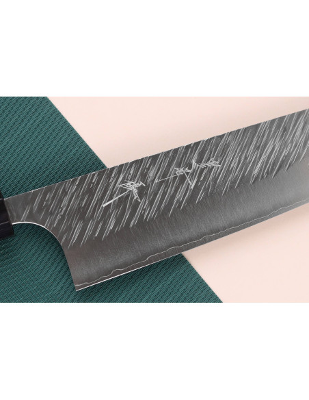 Faca de chef japonesa Yu Kurosaki Fujin 24cm SG2 feita à mão