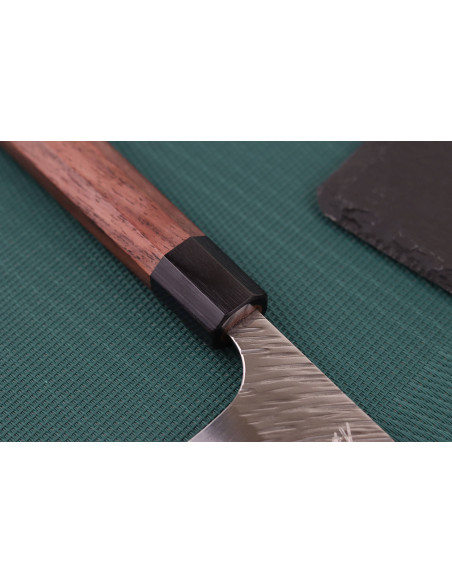 Faca de chef japonesa Yu Kurosaki Fujin 21cm SG2 feita à mão