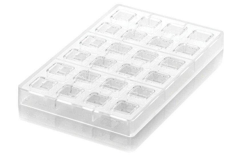 Silikomart profesjonell silikonform 24 praliner med innsats