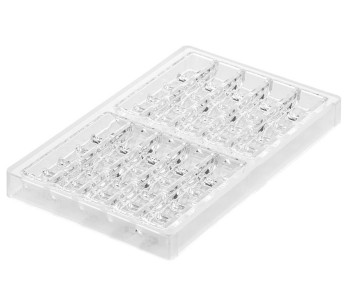 Silikomart professionell silikonform 10 chokladkakor med insats