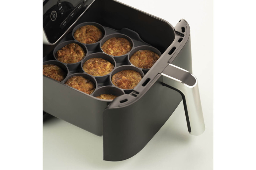 Professionelle Silikonform Silikomart Silfry Spezial AirFryer 9 Eier