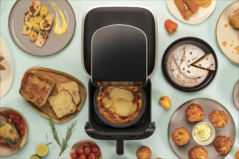 Professionelle Silikonbackform Silikomart Silfry Spezial AirFryer für Kuchen