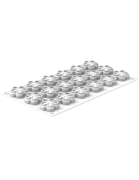 Ammattimainen 3D silikonimuotti Silikomart 18 kukkia XS