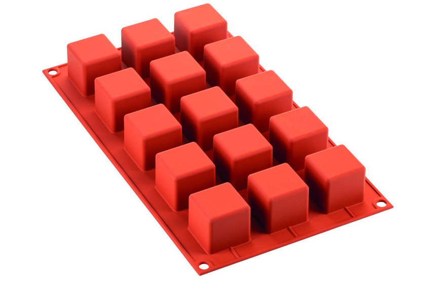 Professionel silikoneform Silikomart Silicon Flex 300x175mm 15 terninger