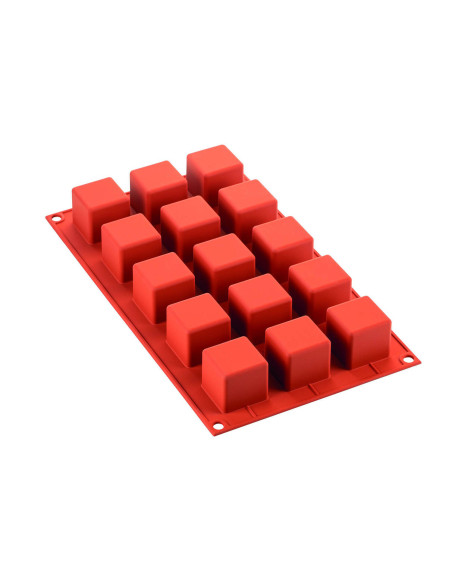 Professionelle Silikonform Silikomart Silicon Flex 300x175mm 15 Würfel