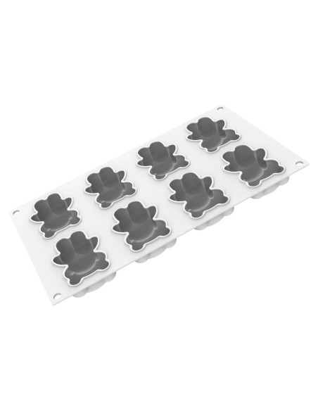 Silikomart profesjonell silikonform 300x175mm 8 bamser