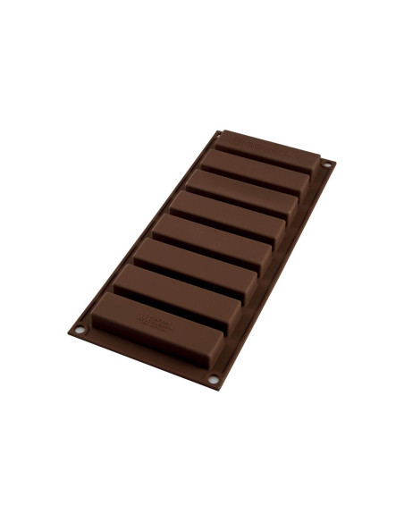 Silikomart professional silicone mold 8 chocolate bars
