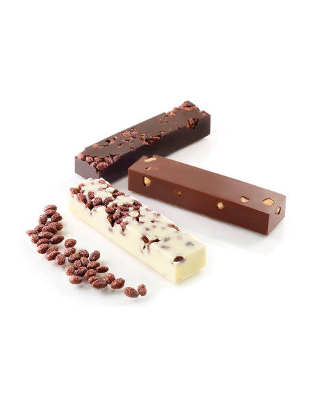 Silikomart professionel silikoneform til 8 chokoladebarer