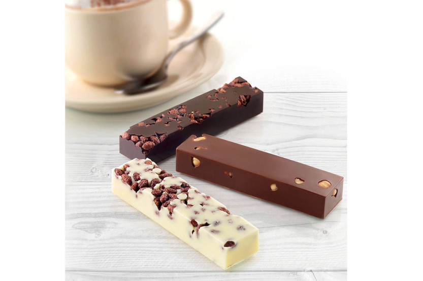 Silikomart professionel silikoneform til 8 chokoladebarer