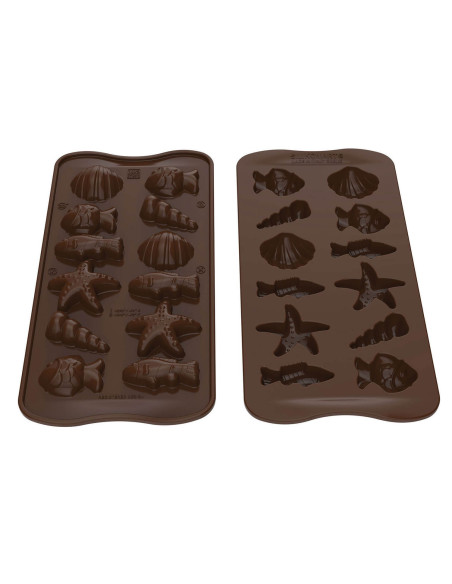 Silikomart EasyChoc professional silicone mold chocolate fritures 44x38mm