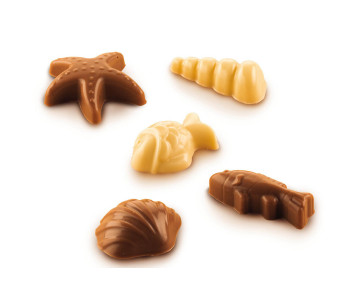 Silikomart EasyChoc molde silicona profesional virutas chocolate 44x38mm 2