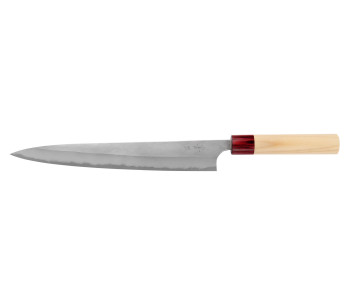 27cm Masakage Yuki Shirogami 2 sujihiki japanilainen käsintehty veitsi