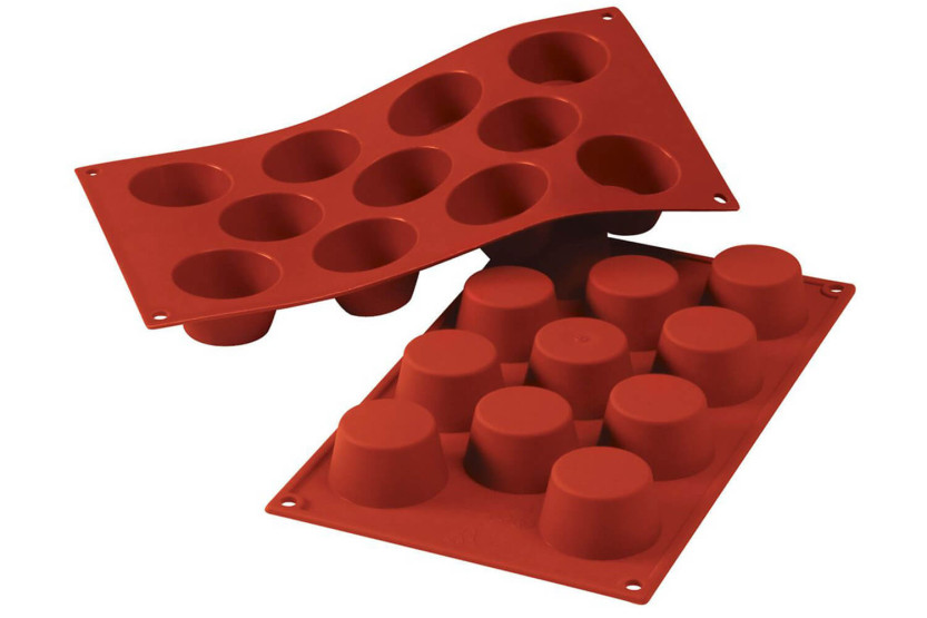 Silikomart Silicon Flex molde de silicone profissional 300x175mm 11 mini muffins