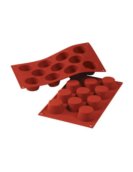 Silikomart Silicon Flex professional silicone mold 300x175mm 11 mini muffins