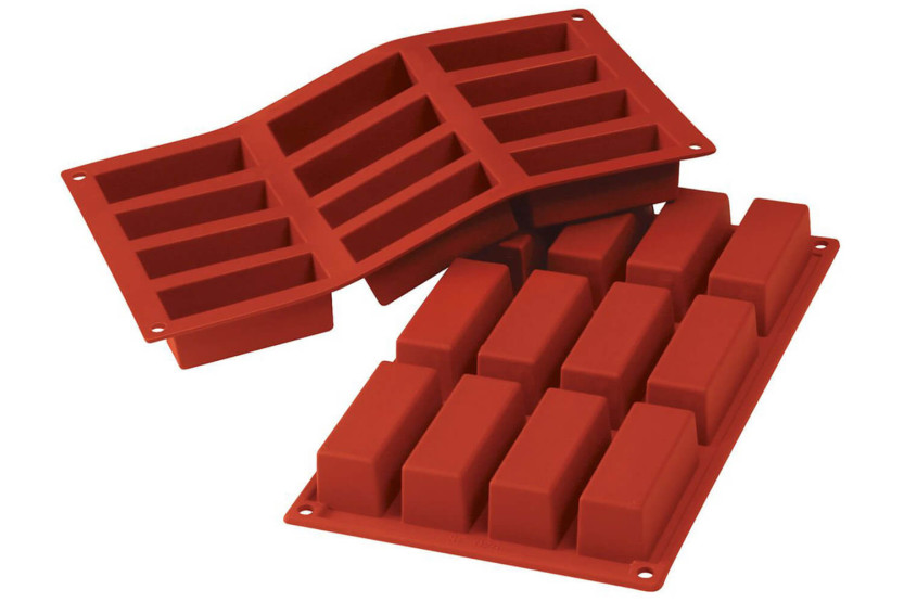 Profi-Silikonform Silikomart Silicon Flex 300x175mm 12 Mini Cakes