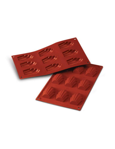 Silikomart Silicon Flex professional silicone mold 300x175mm 9 madeleines