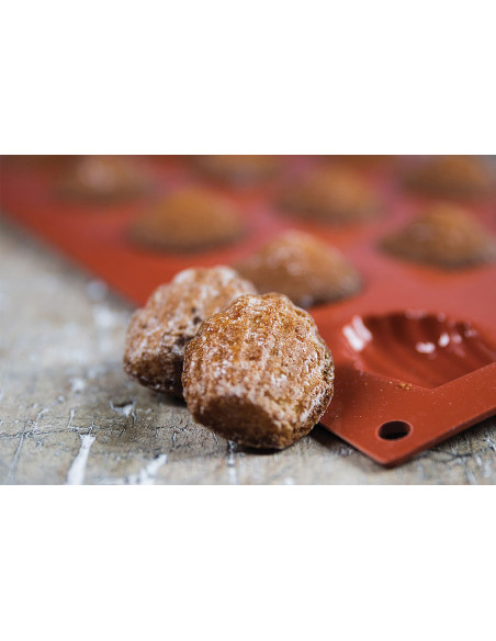 Silikomart Silicon Flex professionell silikonform 300x175mm 9 madeleines
