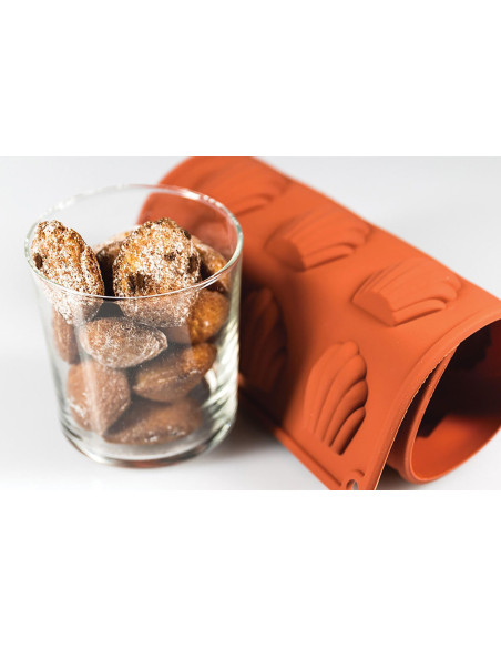 Profi-Silikonform Silikomart Silicon Flex 300x175mm 9 Madeleines