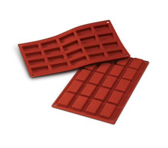 Professionell silikonform Silikomart Silicon Flex 300x175mm 20 finansiärer