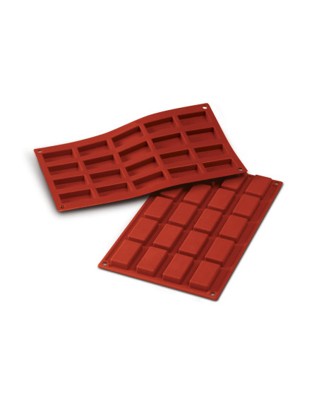 Molde silicona profesional Silikomart Silicon Flex 300x175mm 20 financiers