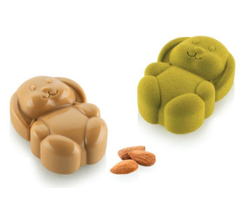 Silikomart 3D profesjonell silikonform 8 kaniner 70 ml 2
