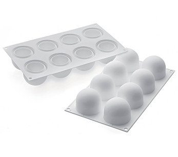 Silikomart stampo professionale in silicone 8 tartufi 117ml