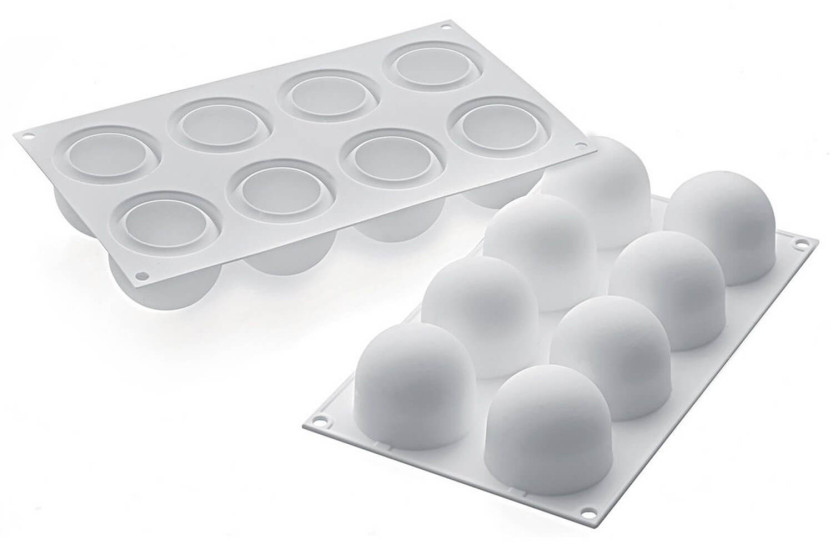 Silikomart professional silicone mold 8 truffles 117ml