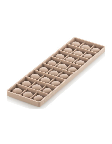 Tritanform und Silikoneinsatz Silikomart Chocado 24 Halbkugeln