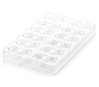 Silikomart Chocado Goccia-P 24 pralinés molde tritan