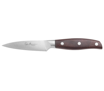 Guillaume Leonard Cuistot Faca de 9 cm em aço inoxidável e sândalo vermelho
