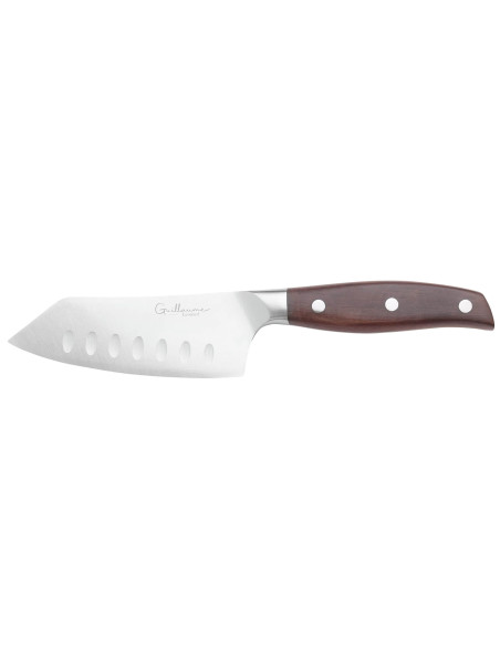 Guillaume Leonard Cuistot 12 cm ostekniv i rustfrit stål og rødt sandeltræ