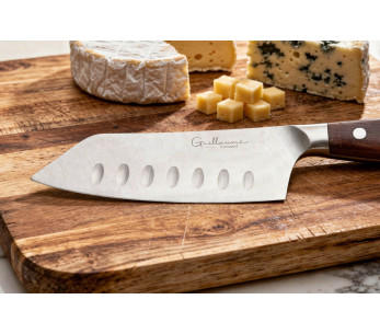 Guillaume Leonard Cuistot 12 cm ostkniv i rostfritt stål och rött sandelträ 2