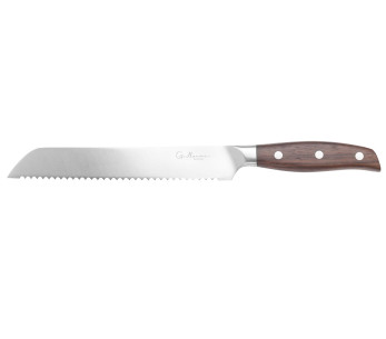 Guillaume Leonard Cuistot 20cm ruostumattomasta teräksestä ja punaisesta santelipuusta valmistettu leipäveitsi