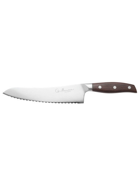 Tiefkühlmesser 20cm Guillaume Leonard Cuistot aus Edelstahl und rotem Sandelholz