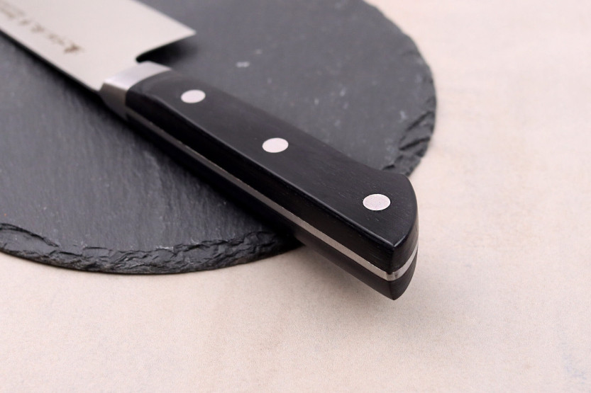 Pakkawood Satake Preto 17cm Faca japonesa santoku