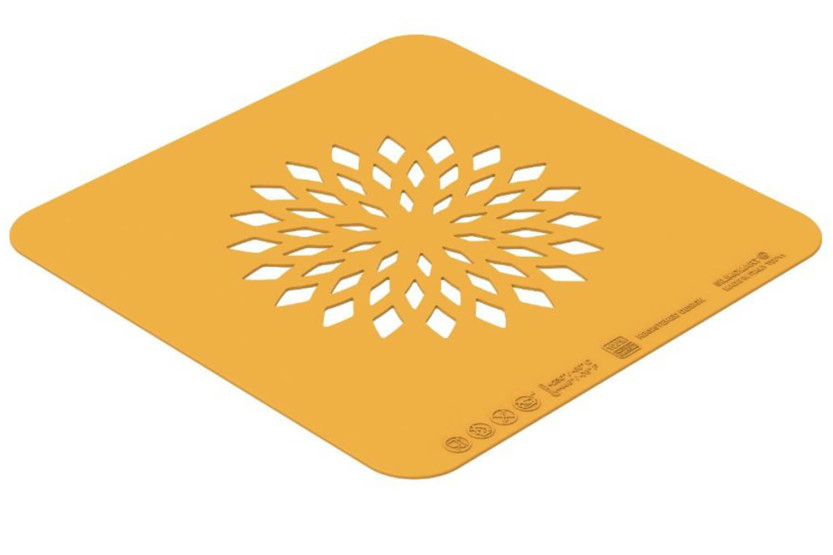 Juego de 2 plantillas de silicona Silikomart Naturae flor de loto profesional Ø10cm