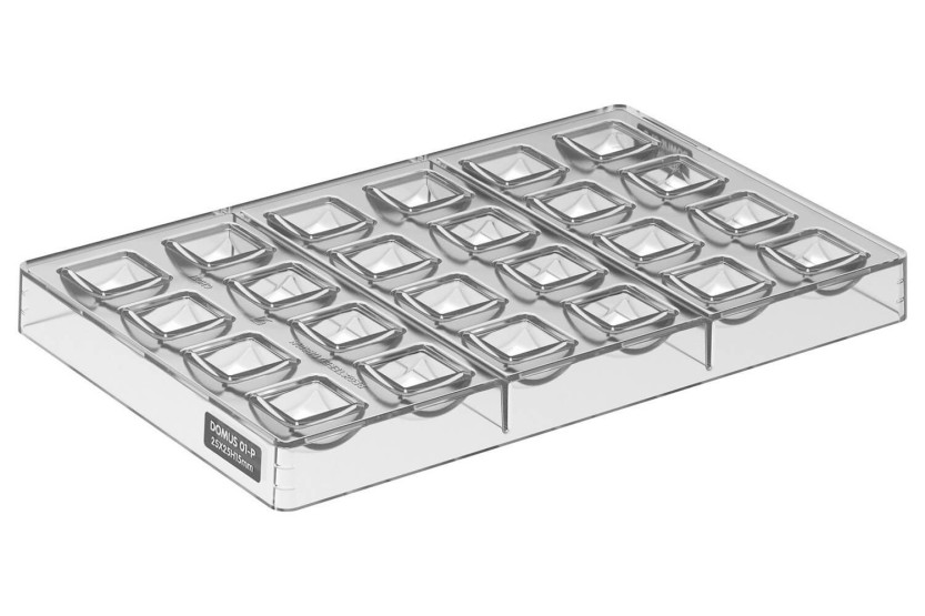 Silikomart Chocado Domus 01-P 24 pralinés molde tritán profesional