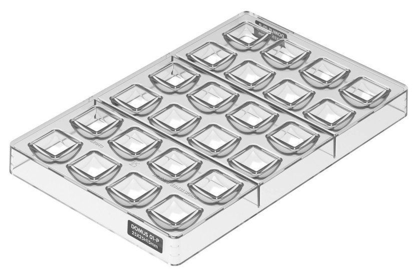 Silikomart Chocado Domus 01-P 24 praliner professionel tritanform