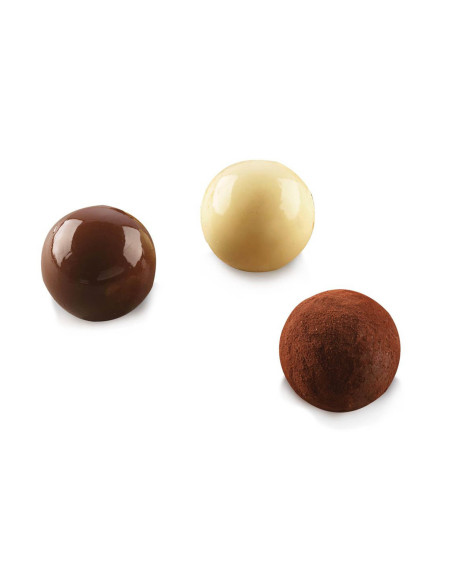 Silikomart Easy Choc profesjonell silikonform 15 trøfler