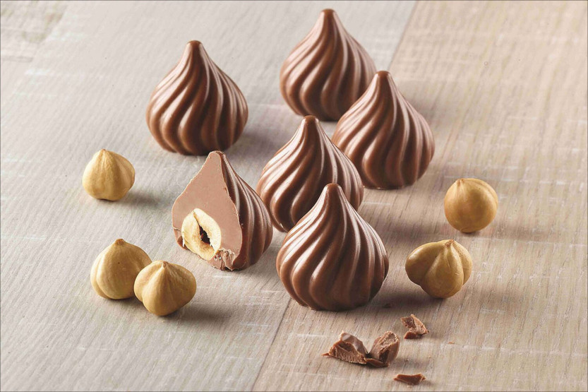 Ammattimainen silikonimuotti Silikomart Easy Choc Choco Flame 15 liekkiä