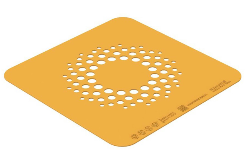 Conjunto de 2 stencils profissionais de silicone Silikomart Naturae Galaxie Ø10,8cm