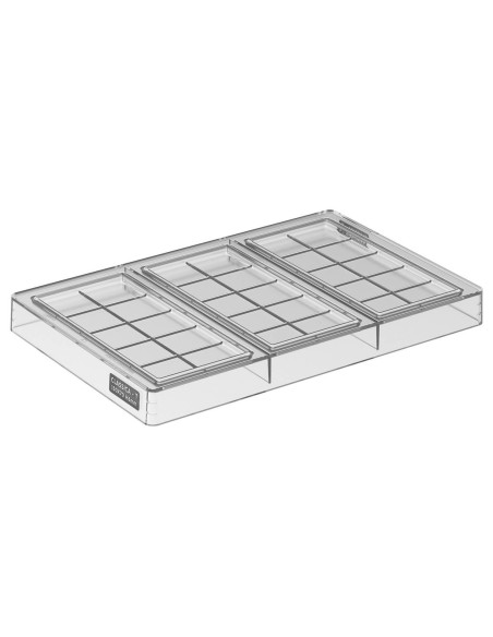 Silikomart Chocado Classica-T professionele tritan vorm 3 chocoladerepen