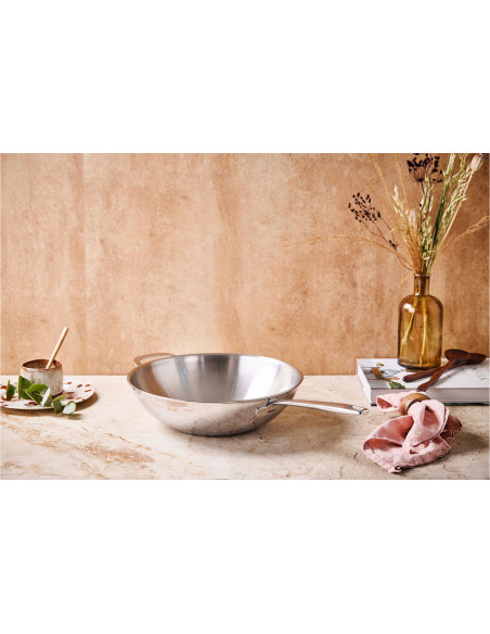 Wok Beka Maestro 30cm Multiply con manico da banco