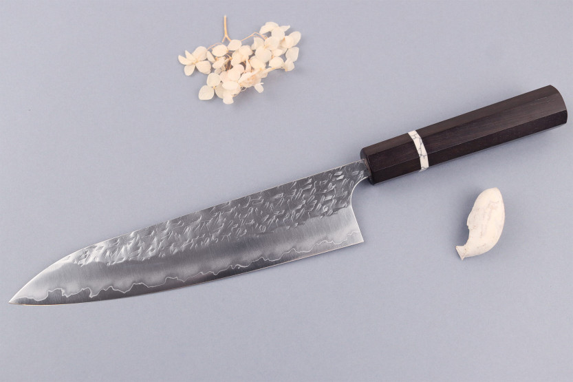 21cm Yoshimi Kato Hyo SG2 handmade Japanese chef knife