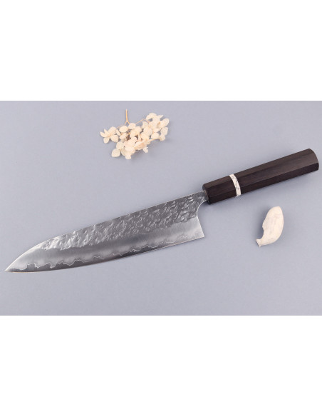 21cm Yoshimi Kato Hyo SG2 handmade Japanese chef knife